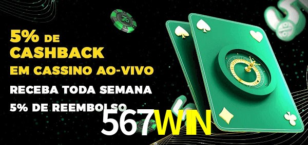 Promoções do cassino ao Vivo 567WIN